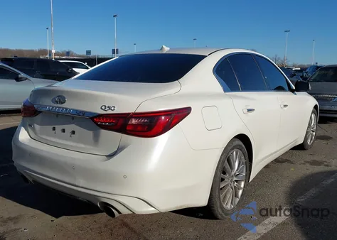 2023 Infiniti Q50 Luxe Awd z USA, uszkodzony, nr VIN JN1EV7BR4PM541909